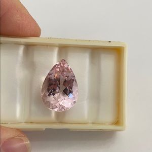 💎 Morganite: natural faceted loose gemstone 16.27